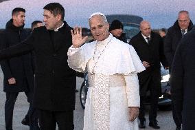 Pope Leo XIV Boards Plane On His Way To Turkey - Rome