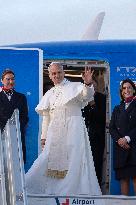 Pope Leo XIV Boards Plane On His Way To Turkey - Rome