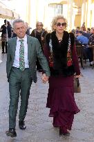 Francisco Rivera and Lourdes Montes Baptize Their Son Nicolas - Seville