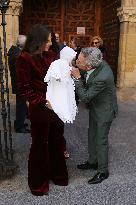 Francisco Rivera and Lourdes Montes Baptize Their Son Nicolas - Seville