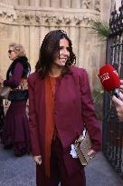 Francisco Rivera and Lourdes Montes Baptize Their Son Nicolas - Seville