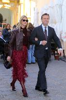 Francisco Rivera and Lourdes Montes Baptize Their Son Nicolas - Seville