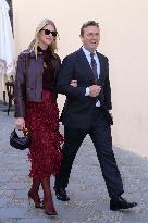 Francisco Rivera and Lourdes Montes Baptize Their Son Nicolas - Seville