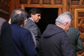 Francisco Rivera and Lourdes Montes Baptize Their Son Nicolas - Seville