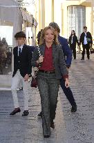 Francisco Rivera and Lourdes Montes Baptize Their Son Nicolas - Seville