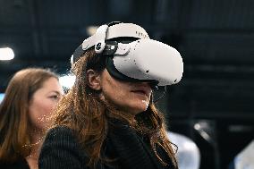 Alice Rufo visits Defence Innovation Forum - FID in Paris FA