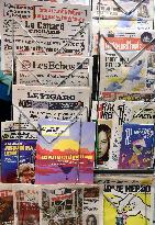 Illustration Newspapers at Newsstands - Paris