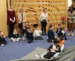 NO TABLOIDS - Princess Charlene at the Grimaldi Forum - Monaco