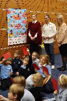 NO TABLOIDS - Princess Charlene at the Grimaldi Forum - Monaco