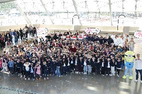 NO TABLOIDS - Princess Charlene at the Grimaldi Forum - Monaco