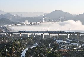 Panzhou-Xingyi High-speed Railway Inauguration - China