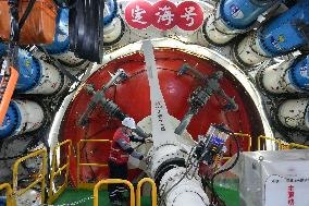 Construction of World's Longest Undersea Railway Tunnel - China
