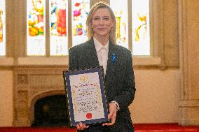 Cate Blanchett Receives Freedom of the City of London - UK