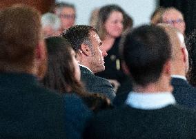 Macron meets readers of the Ebra group - Mirecourt