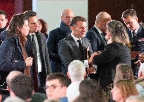 Macron meets readers of the Ebra group - Mirecourt