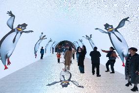 Underground Passage 3D Footage