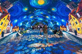 Underground Passage 3D Footage