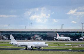 Avion de la compagnie aerienne Nouvelair Tunisie