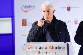 Richard Gere At A Groundbreaking Ceremony for Pediatric Gymnasium - Spain