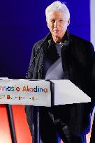 Richard Gere At A Groundbreaking Ceremony for Pediatric Gymnasium - Spain