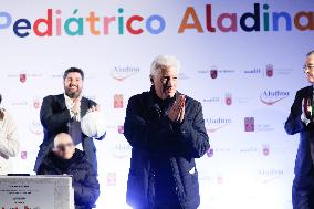 Richard Gere At A Groundbreaking Ceremony for Pediatric Gymnasium - Spain