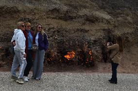 Yanardag Burning Mountain Scenic Area - Azerbaijan