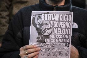 General Strike in Italy - Milan