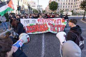 General Strike in Italy - Rome