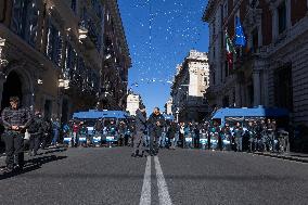 General Strike in Italy - Rome