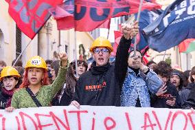 General Strike in Italy - Rome