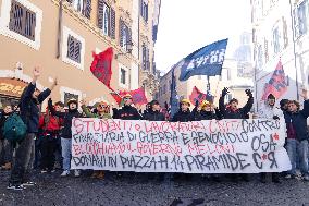 General Strike in Italy - Rome