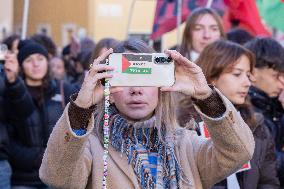 General Strike in Italy - Rome