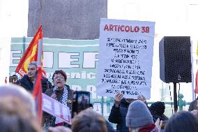 General Strike in Italy - Rome