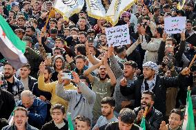 Syrians Demonstrate For National Unity - Idlib