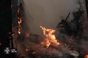 Russia Massively Attacked Kyiv With Drones And Missiles - Ukraine