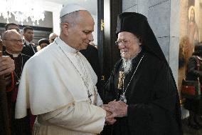 Pope Leo XIV Meets The Patriarchs in Istanbul - Turkey