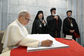 Pope Leo XIV Meets The Patriarchs in Istanbul - Turkey