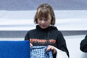 Conference with Greta Thunberg and Francesca Albanese - Rome