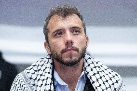 Conference with Greta Thunberg and Francesca Albanese - Rome