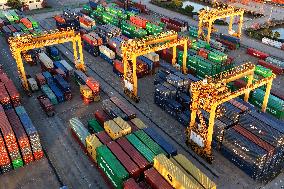 Qingzhou Container Terminal in Fuzhou