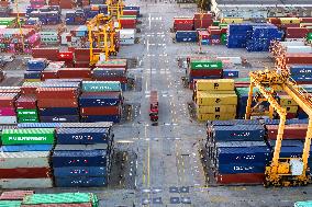 Qingzhou Container Terminal in Fuzhou