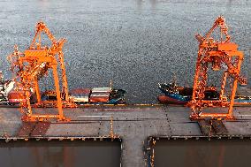 Qingzhou Container Terminal in Fuzhou