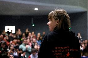Conference with Greta Thunberg and Francesca Albanese - Rome