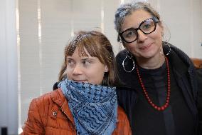 Conference with Greta Thunberg and Francesca Albanese - Rome