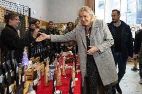 Marine Le Pen at the Drocourt Christmas Market for RN 2026 Municipal Campaign - Hauts-de-France