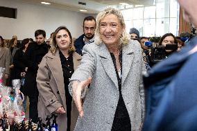Marine Le Pen at the Drocourt Christmas Market for RN 2026 Municipal Campaign - Hauts-de-France