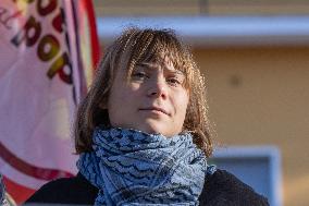 Pro-Palestine Demonstration with Greta Thunberg - Rome