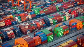 Guoyuan Port Container Terminal in Chongqing