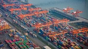 Guoyuan Port Container Terminal in Chongqing