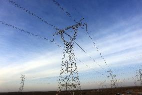 High-voltage Direct Current Transmission Project in Gobi Desert